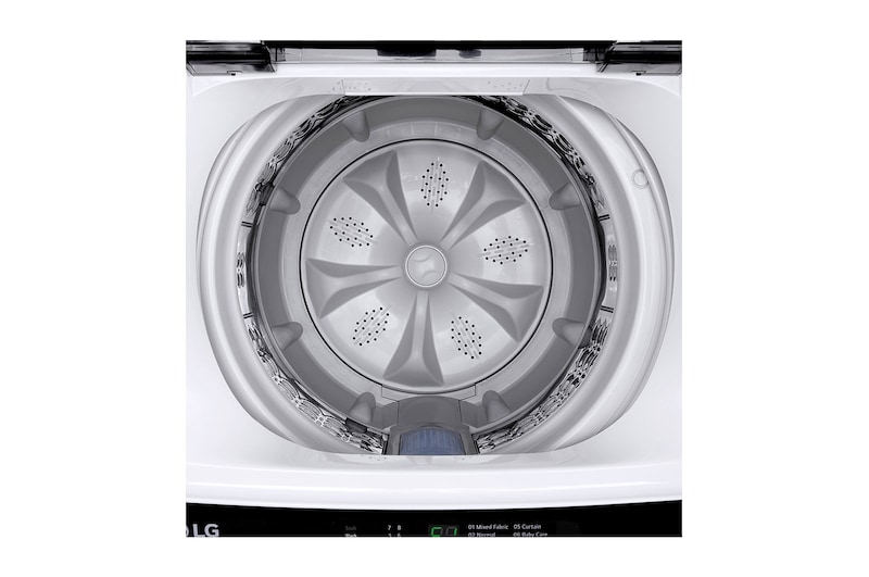 LG 8kg Top Load Washer with Honeycomb Crystal Drum, White, T2108NT1W1