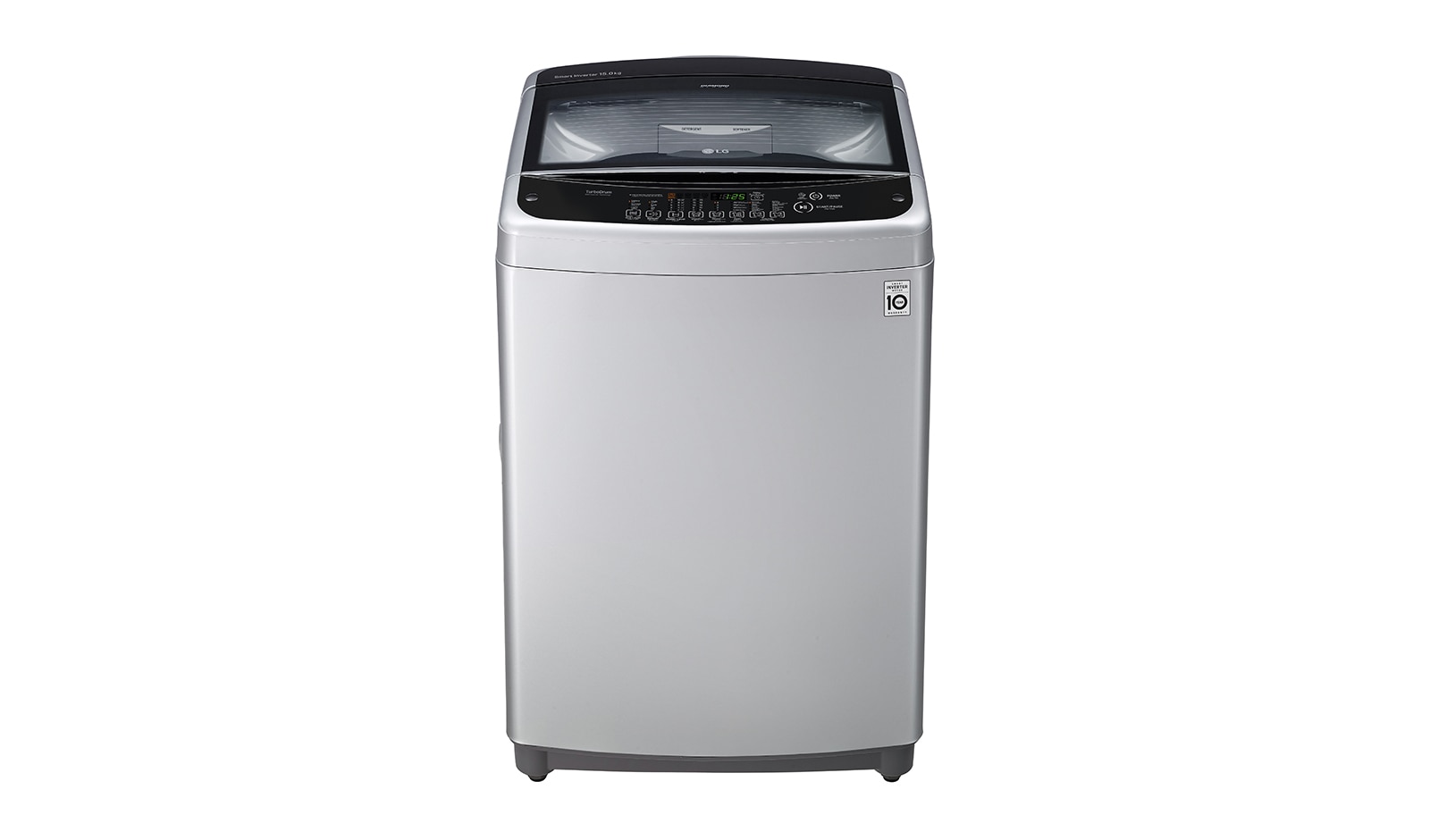 Front view of 9.0kg LG Smart Inverter Washing Machine T2109VSAL