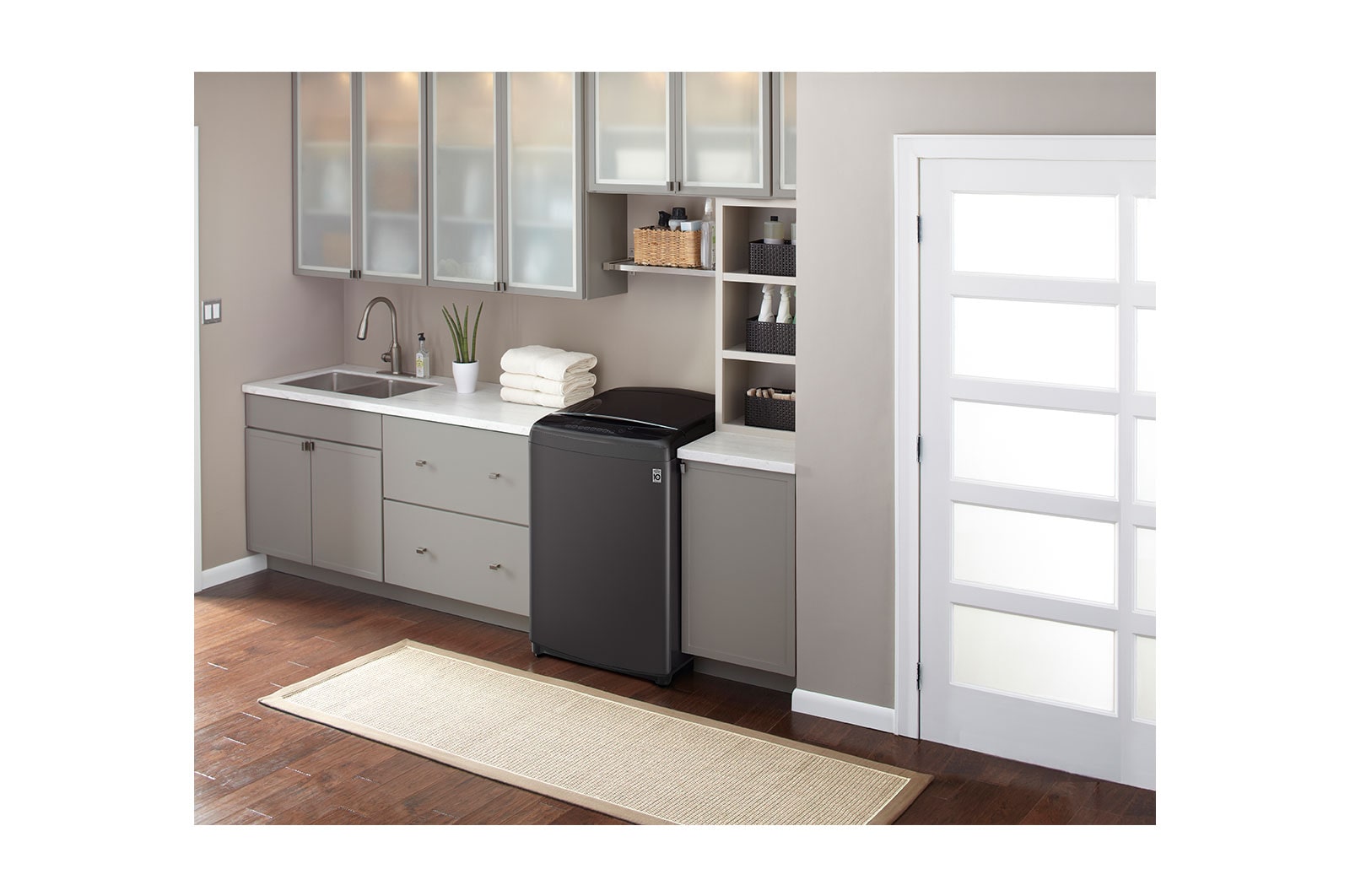 LG 16.5kg Top Load Washer with Smart Inverter, T2516VSAB
