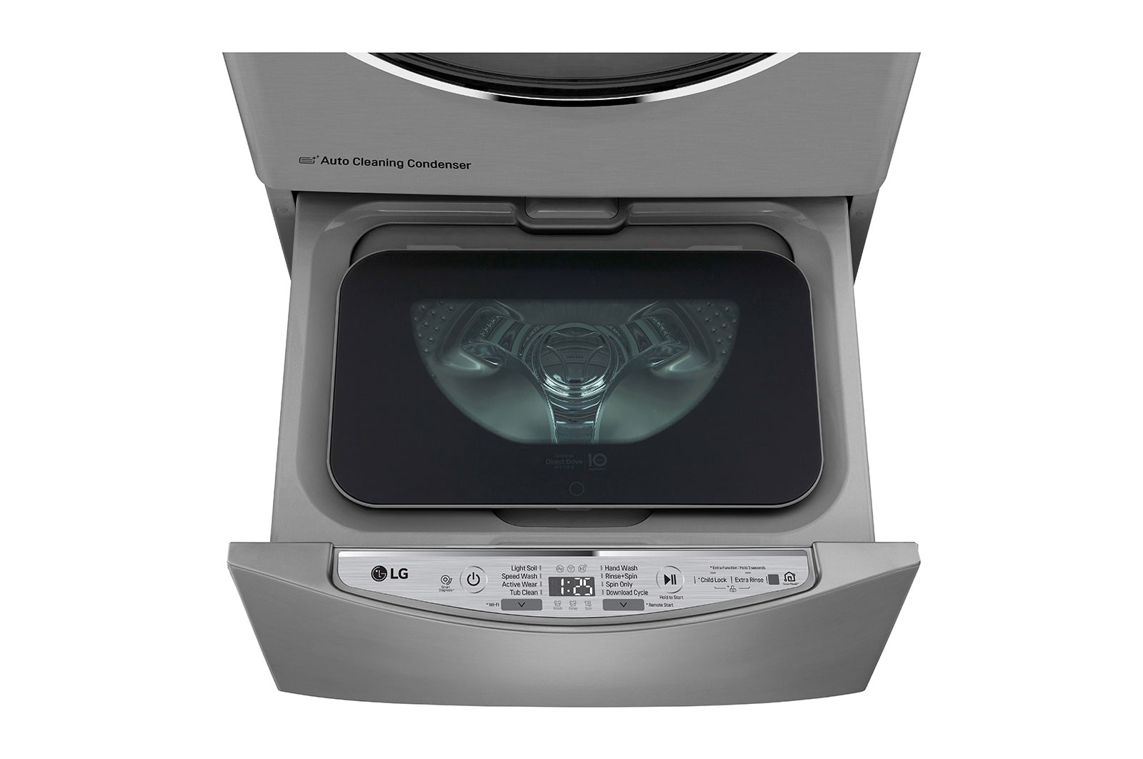 LG Twinwash, 10.5/7 kg Washer Dryer Combo With TrueSteam™ + 2 kg Mini Washer , TWC1450H2E