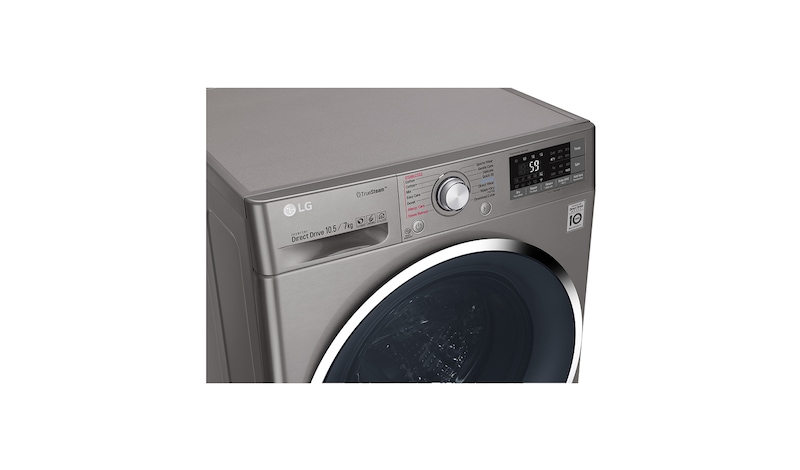 LG Twinwash, 10.5/7 kg Washer Dryer Combo With TrueSteam™ + 2 kg Mini Washer , TWC1450H2E