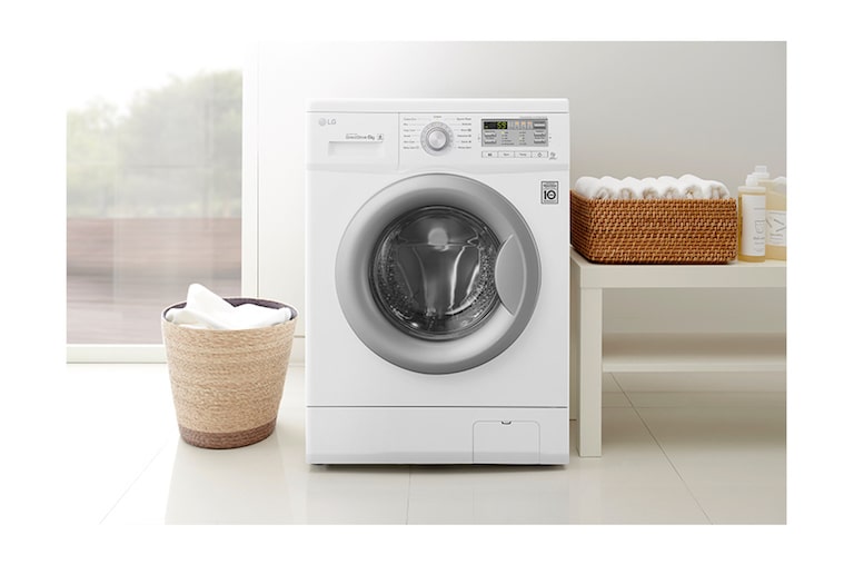 LG 7KG 6 Motion Inverter Direct Drive Washer, WD-MD7100WM