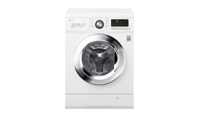 LG 8KG 6 MOTION DIRECT DRIVE FRONT LOAD WASHING MACHINE, WD-MD8120WM