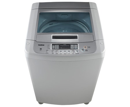 LG FREE SILVER 9KG TOP LOADER WITH TEMPERED GLASS LID WF SP90S LG MY