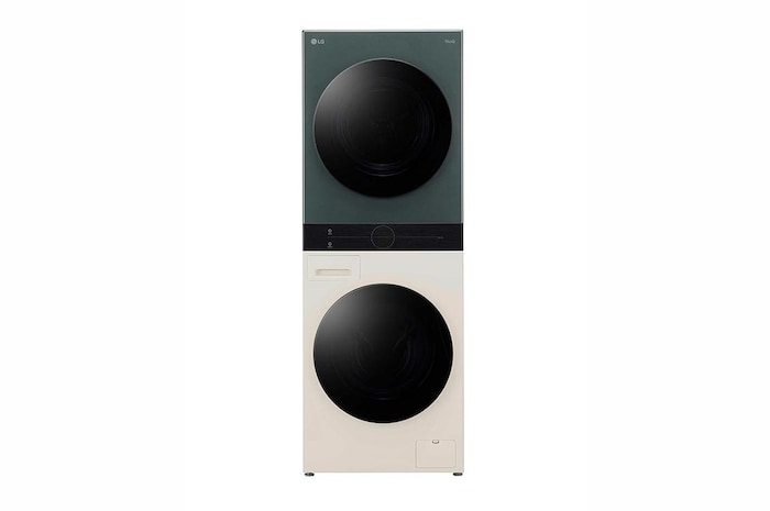 LG 14/10kg Objet WashTower™ All-In-One Stacked Washer Dryer, WT1410NHEG