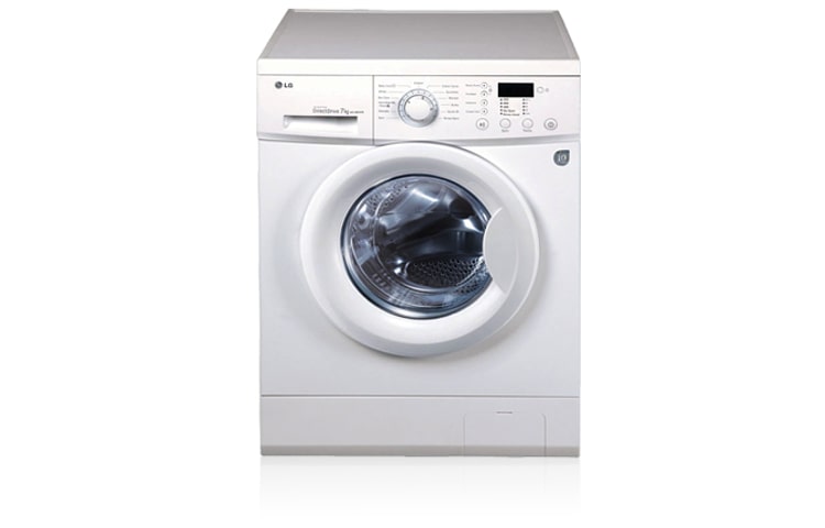 Front view of White 6.5kg 800rpm Spin Speed Washer with 10 Year Inverter Direct Drive Motor Warranty. WD-MD658