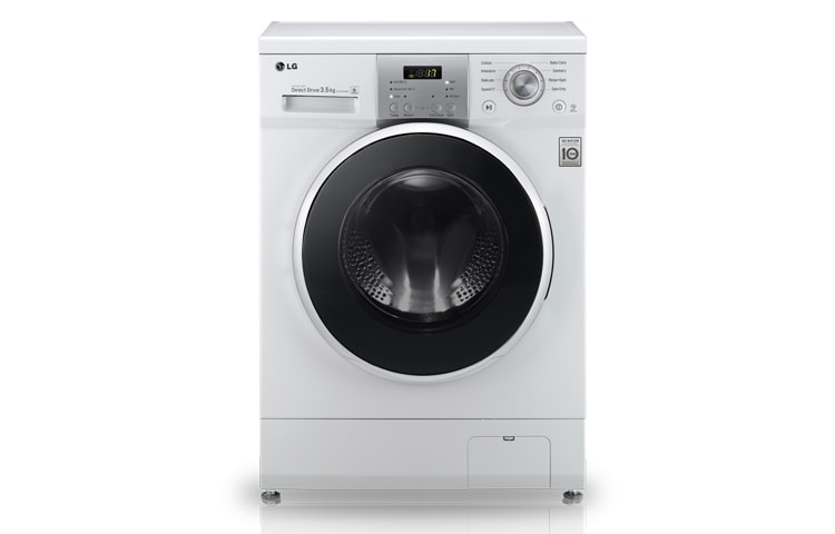 Front view of Super Slim Washer WD-MD350WM