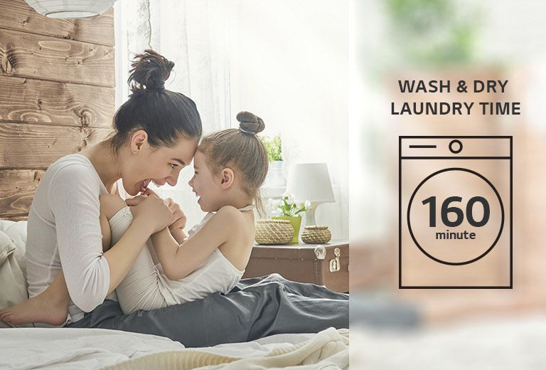 Save Time on Laundry, Plus Time for you1