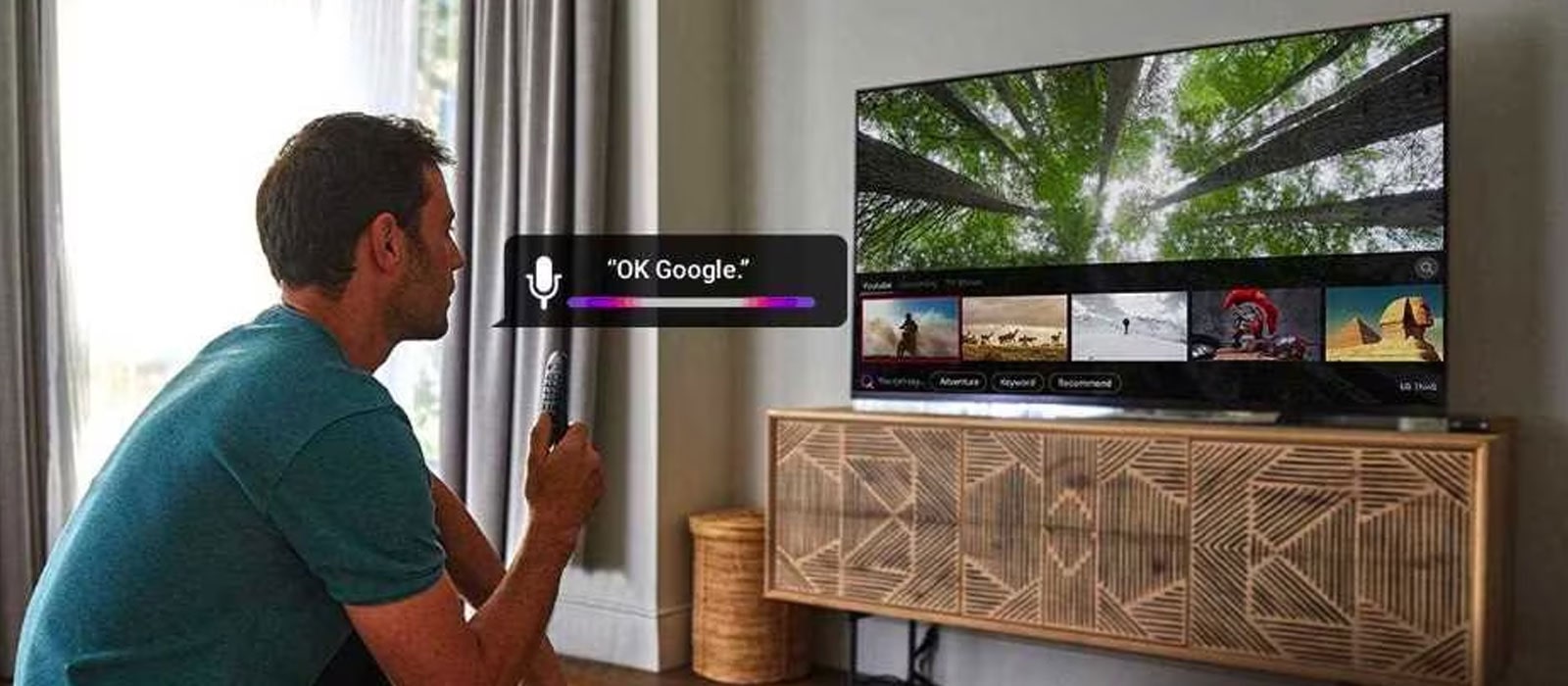 Speak to your LG TV, it listens.