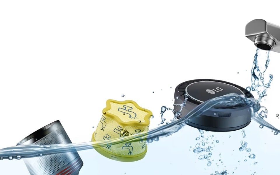 Choose a smart vacuum with a washable filter