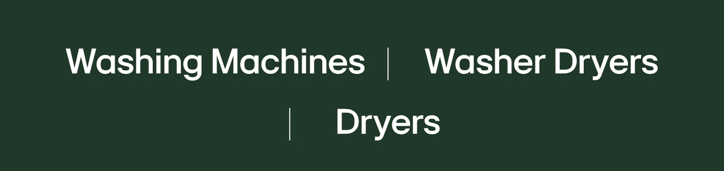 washing machines | washer dryers | dryers