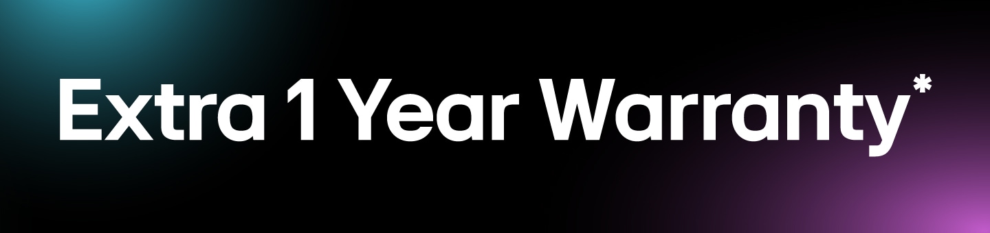 extra 1 year warranty