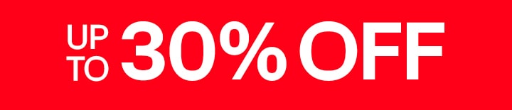 up to 30% off