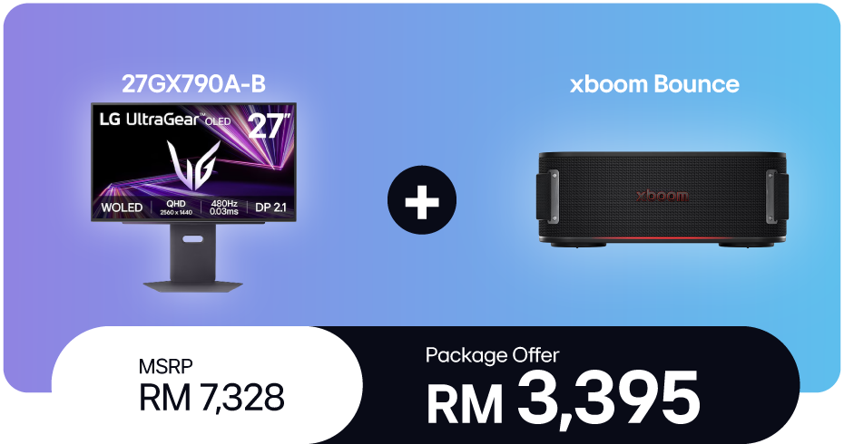 27GX790A-B + xboom Bounce