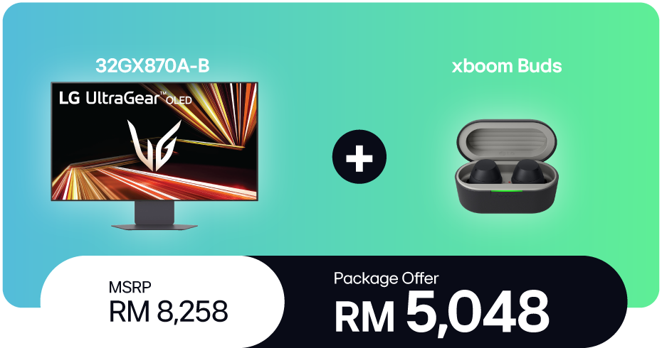 32GX870A-B + xboom Buds
