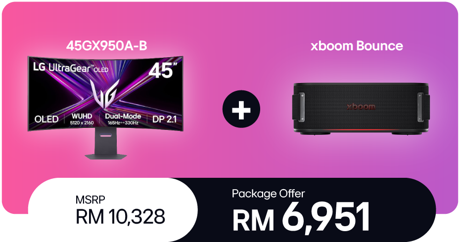 45GX950A-B + xboom Bounce