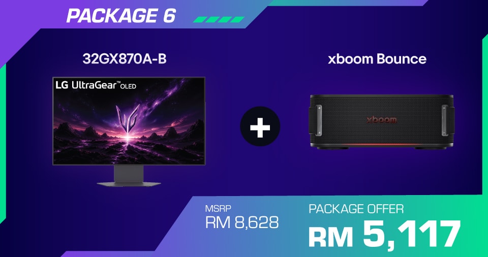 32GX870A-B + xboom Bounce