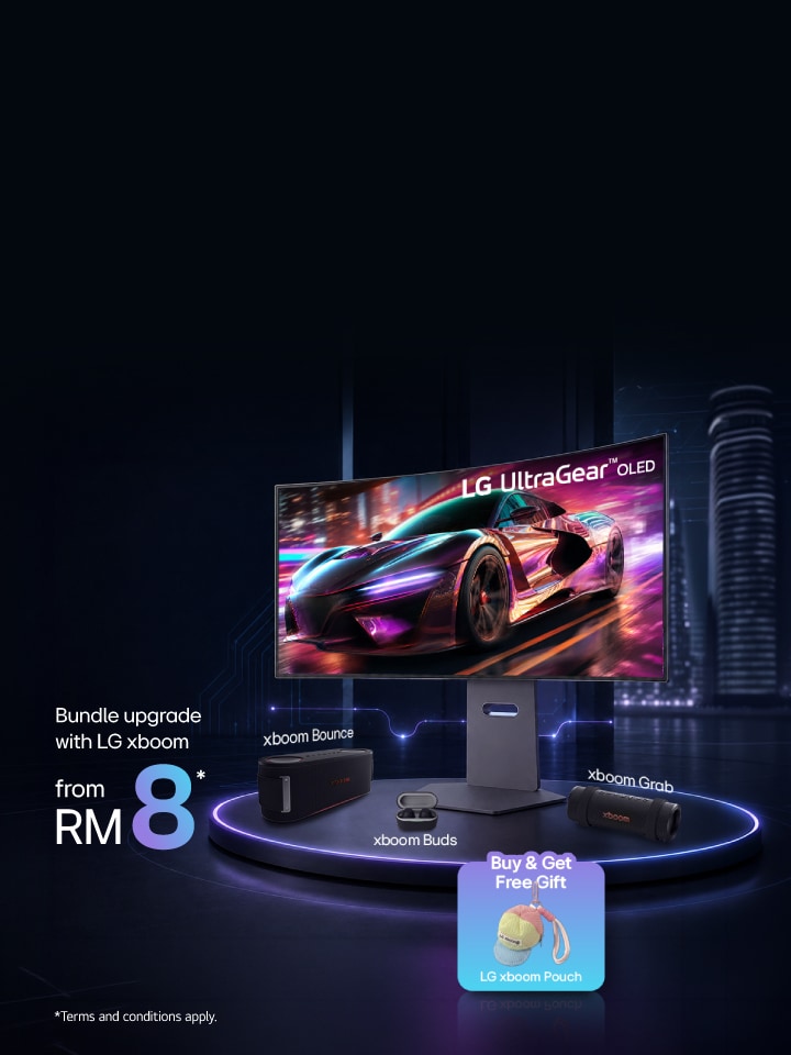 LG Monitor + xboom bundle