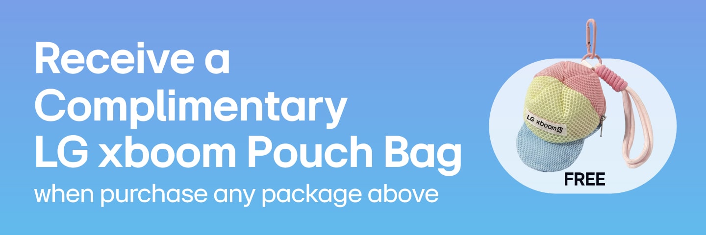 LG xboom pouch bag