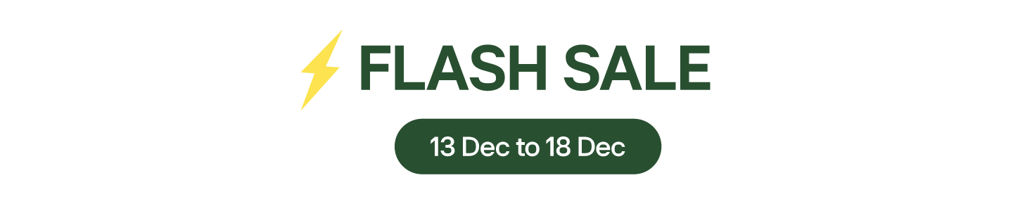 Flast Sale 13-18 Dec