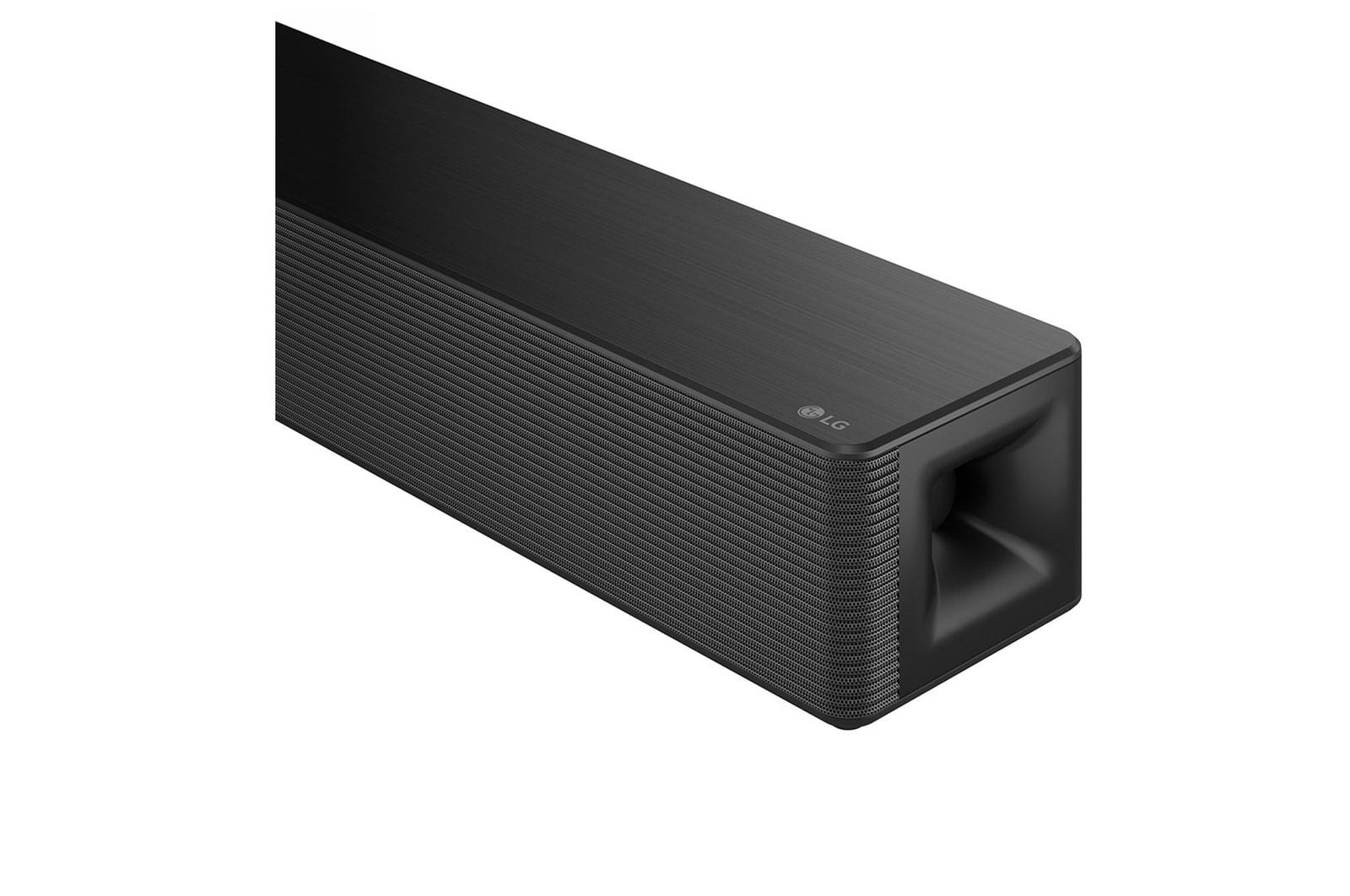 Soundbar right side close-up