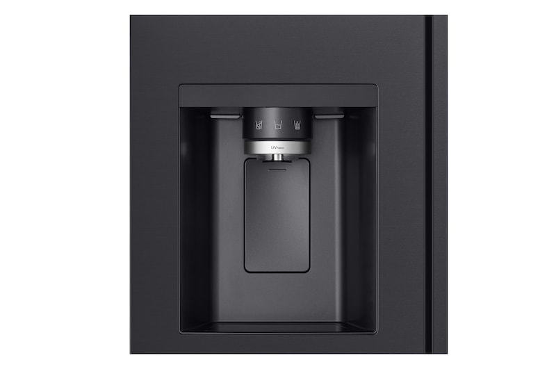 LG 623L Amerikaanse koelkast Zwart | ThinQ™ | Uvnano™ | FRESH Converter™, GSLE91EVAB