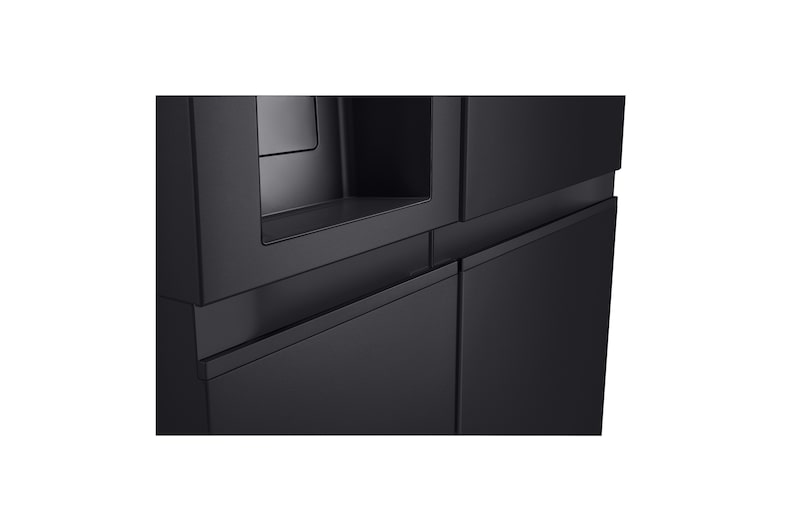 LG 623L Amerikaanse koelkast Zwart | ThinQ™ | Uvnano™ | FRESH Converter™, GSLE91EVAB