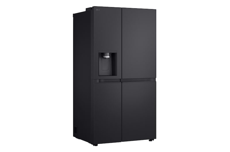 LG 623L Amerikaanse koelkast Zwart | ThinQ™ | Uvnano™ | FRESH Converter™, GSLE91EVAB