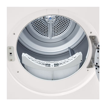 LG 8kg Warmtepomp droger Wit | Zelfreinigende condensor | Sensor Dry | Dual Lint Filter | LG NL, RHX1008NWH