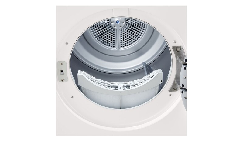 LG 8kg Warmtepomp droger Wit | Zelfreinigende condensor | Sensor Dry | Dual Lint Filter | LG NL, RHX1008NWH