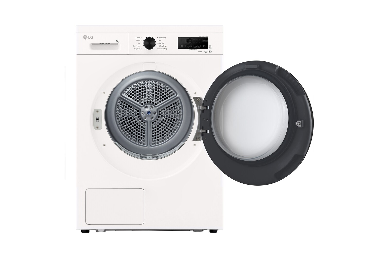 LG 9kg Warmtepomp droger Wit | Zelfreinigende condensor | Sensor Dry | Dual Lint Filter | LG NL, RHX1009NWB