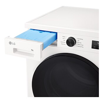 LG 9kg Warmtepomp droger Wit | Zelfreinigende condensor | Sensor Dry | Dual Lint Filter | LG NL, RHX1009NWB