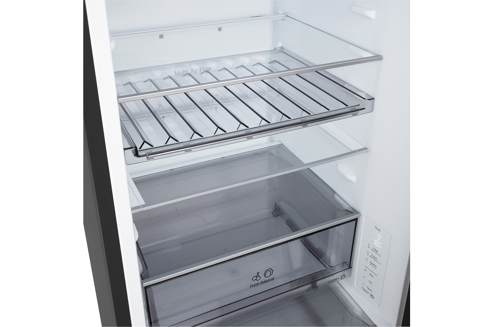 Bovenaanzicht van LG koel-vriescombinatie (GBBS322CEV)