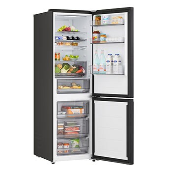 LG 465L Koel-vriescombinatie Zwart | NatureFRESH™ | DoorCooling+™ | LinearCooling™ | LG NL, GBBS312CEV