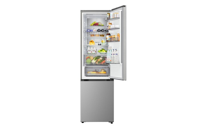 LG 375L Koel-vriescombinatie Zilver | Metal Fresh | DoorCooling+™ | Fresh Converter+| LG NL, GBBS525CPY