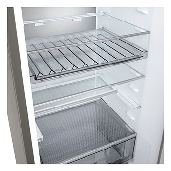 LG 375L Koel-vriescombinatie Zilver | Metal Fresh | DoorCooling+™ | Fresh Converter+| LG NL, GBBS525CPY