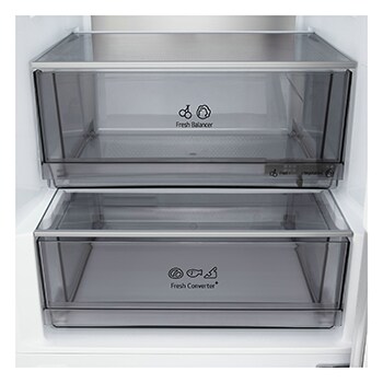 LG 375L Koel-vriescombinatie Zilver | Metal Fresh | DoorCooling+™ | Fresh Converter+| LG NL, GBBS525CPY