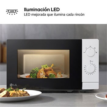 LG 20L Magnetron Wit | 700 W | Easy Bedieningsknop | 25,5 cm draaiplateau | LG NL, MS2082H