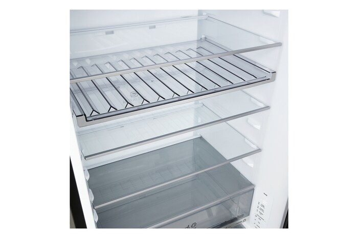 LG 375L Koel-vriescombinatie Zwart | NatureFRESH™ | DoorCooling+™ | LinearCooling™ | LG NL, GBBS726AEV.GBBS001