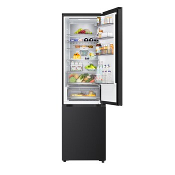 LG 375L Koel-vriescombinatie Zwart | NatureFRESH™ | DoorCooling+™ | LinearCooling™ | LG NL, GBBS726AEV