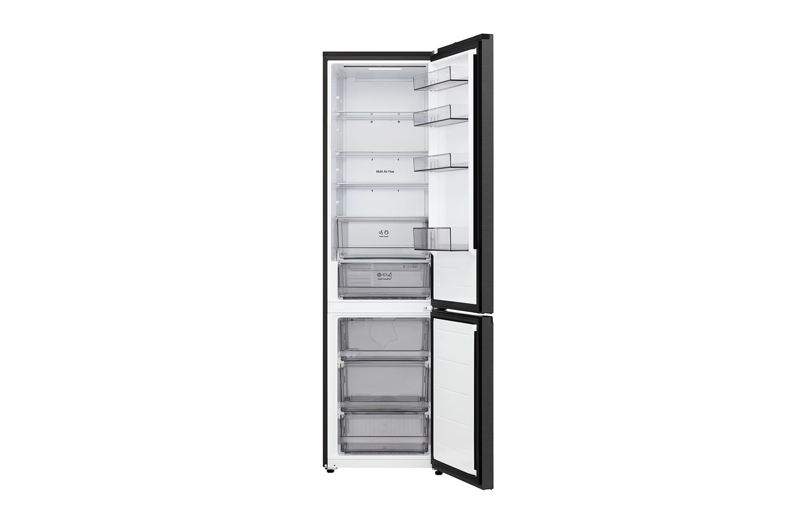 LG 333L Koel‑vriescombinatie Zwart | DoorCooling+™ | LinearCooling™ | Fresh Converter+™ | LG NL, GBBSJ1CCEP