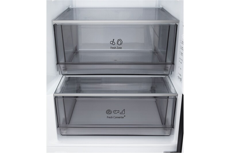 LG 333L Koel‑vriescombinatie Zwart | DoorCooling+™ | LinearCooling™ | Fresh Converter+™ | LG NL, GBBSJ1CCEP