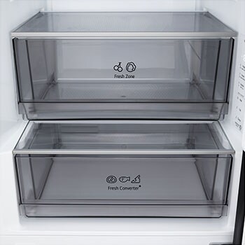 LG 333L Koel‑vriescombinatie Zwart | DoorCooling+™ | LinearCooling™ | Fresh Converter+™ | LG NL, GBBSJ1CCEP