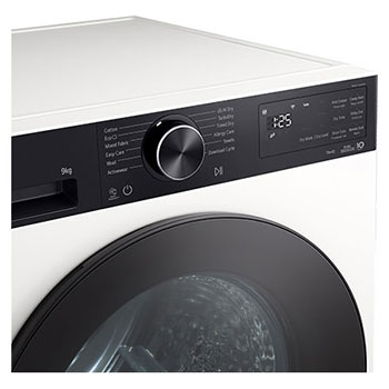 LG 9kg Warmtepomp droger Wit | Zelfreinigende condensor | Eco Hybrid™ | Sensor Dry | LG NL, RHX5009THB