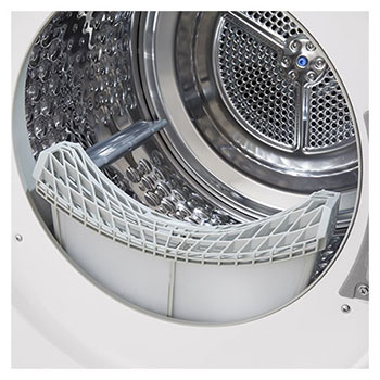 LG 9kg Warmtepomp droger Wit | Zelfreinigende condensor | Eco Hybrid™ | Sensor Dry | LG NL, RHX5009THB