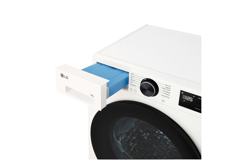 LG 9kg Warmtepomp droger Wit | Zelfreinigende condensor | Eco Hybrid™ | Sensor Dry | LG NL, RHX5009TWB