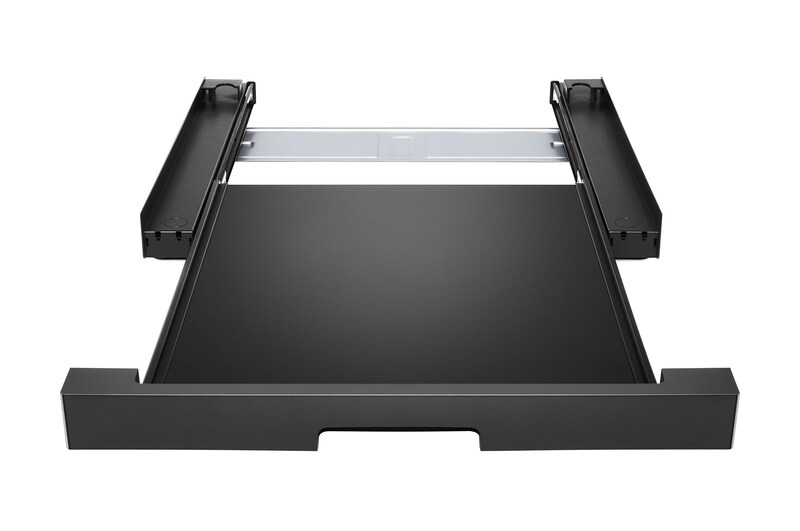 LG Tussenstuk Wasmachine/Droger Zwart | Wasmachine Stapelen | LG VX, DK2B