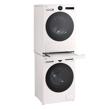 LG Tussenstuk Wasmachine/Droger Wit | Wasmachine Stapalen | LG VX, DK2W