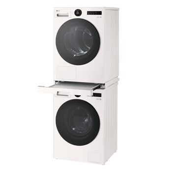 LG Tussenstuk Wasmachine/Droger Wit | Wasmachine Stapalen | LG VX, DK2W