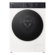 Vooraanzicht van 9kg Wasmachine Wit | AI DD™ | TurboWash360˚™ | EzDispense™   | LG NL F4X5509THB